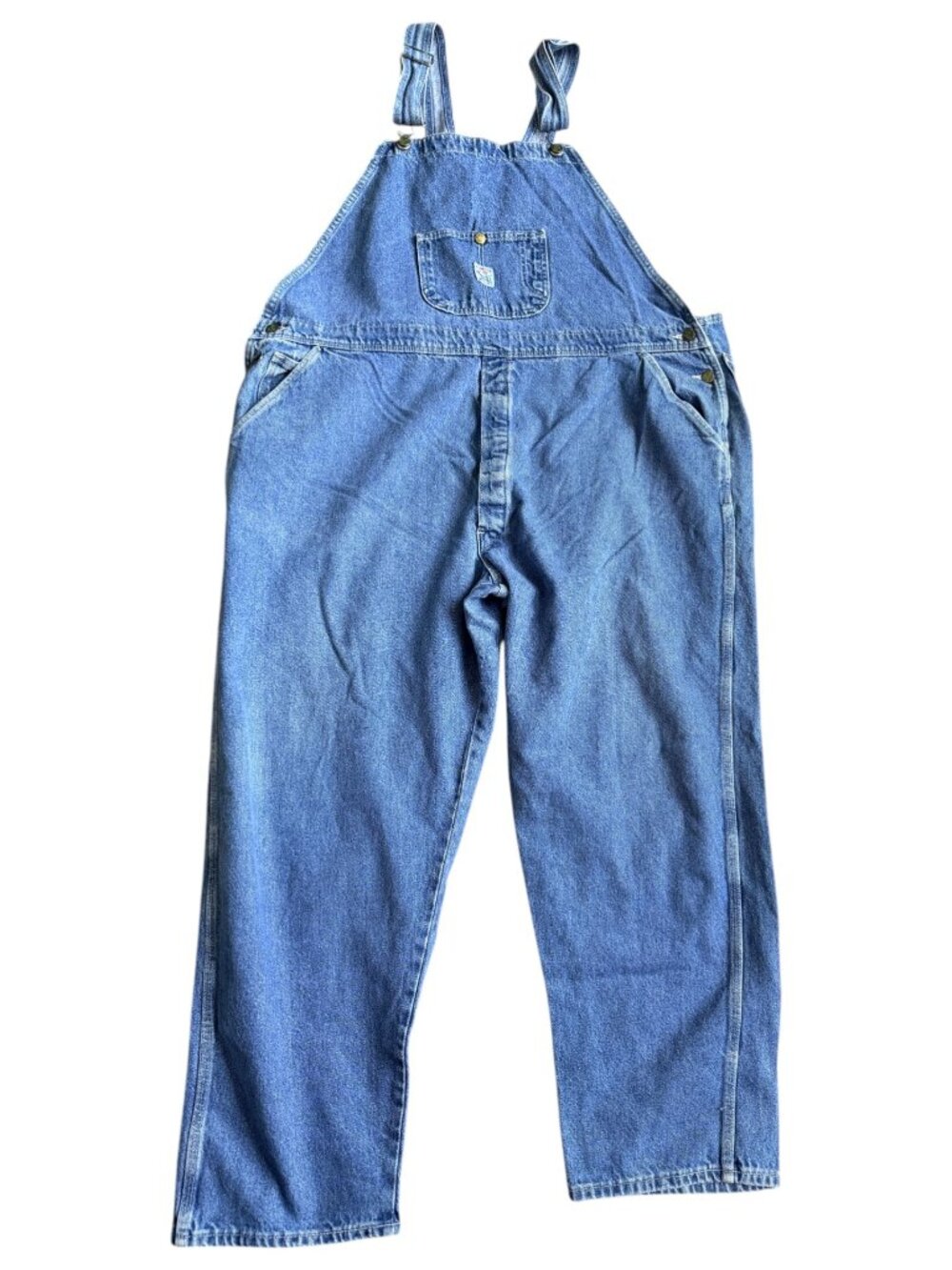 Vintage Pointer Brand Overalls Blue USA Denim Workwear Farmwear Mens Size 50L